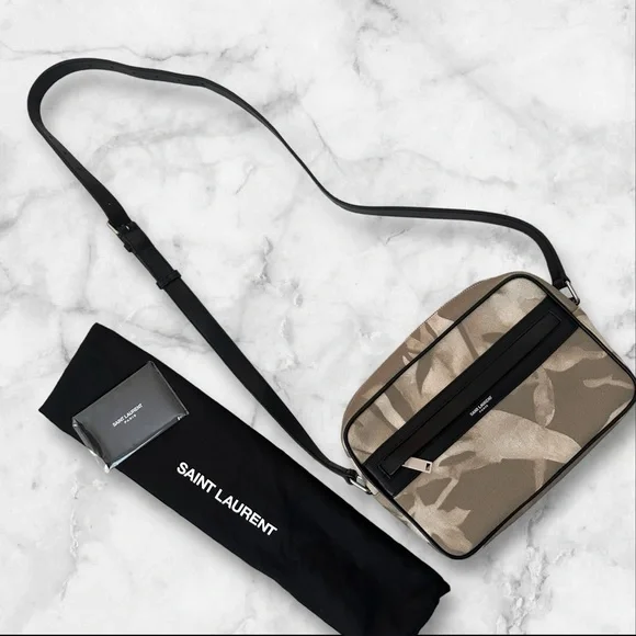 Saint Laurent Camp Palm Tree Camera Bag - Picture 7 of 7